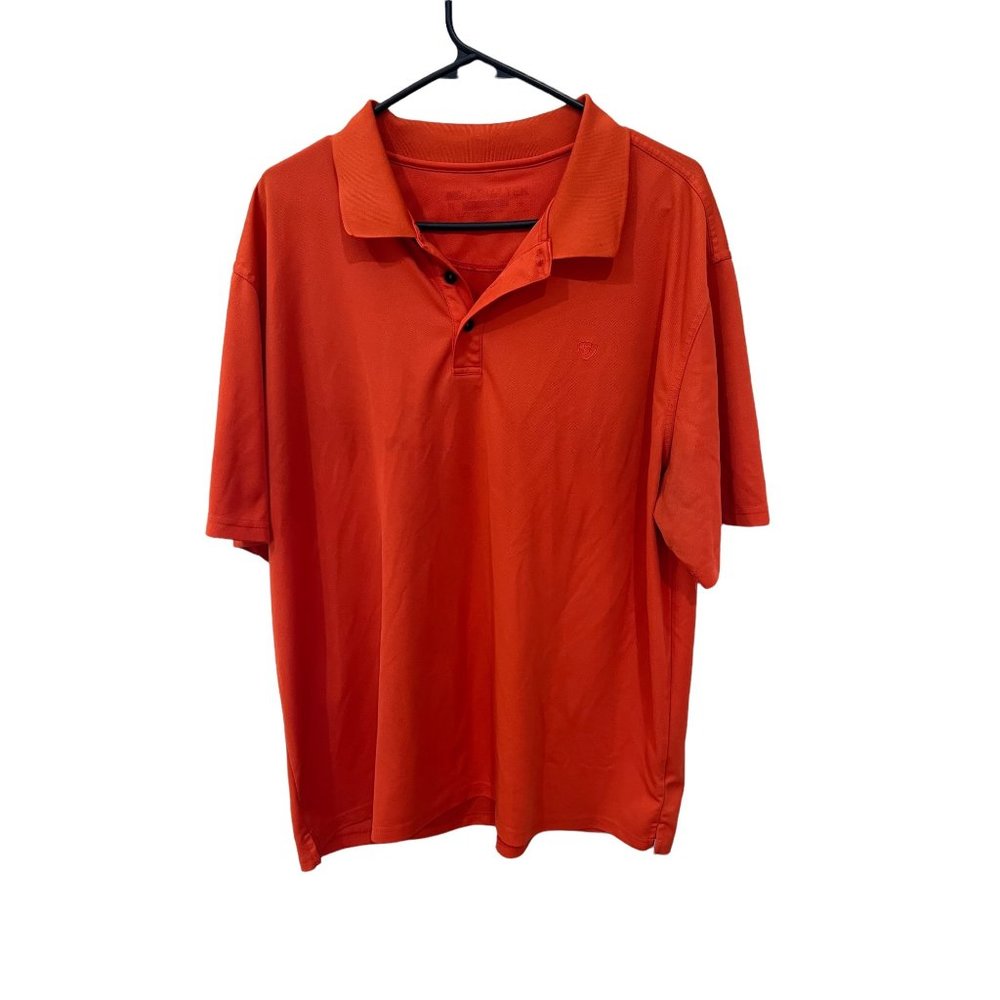 Ariat Men's Short Sleeve Collared Horseshoes Emblem TEK Polo Shirt Koi Size 2XL